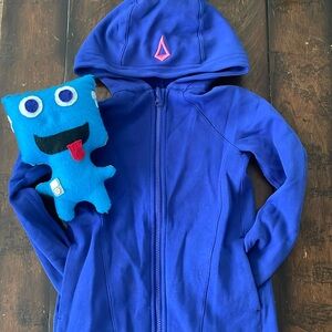 ivviva by Lululemon girls violet hooded jacket size 7